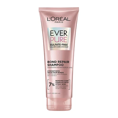 L'Oreal Paris EverPure Bond Strengthening Shampoo with StrongCore Science, Repairs, Strengthens, Reinforces Weak Bonds Hair, Vegan, Paraben & Sulfate Free, 200ml, Bonding Shampoo