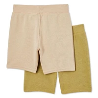 Lot de 2 shorts en tissu éponge bouclé George pour petits garçons Tailles 2T-5T