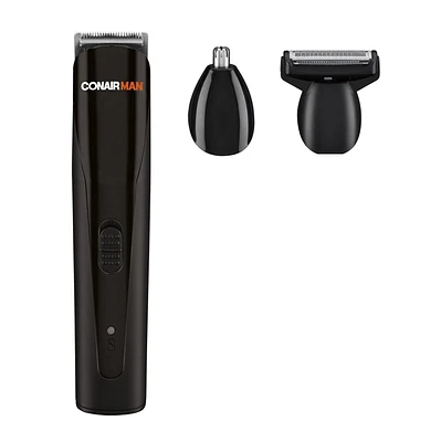 Conair Man Under the Belt Lithium Ion Groin & Body Groomer with Trimmer & Shaver, Unique body grooming blade