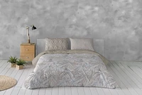 Gouchee Home Calatea Leaf Print Cotton Duvet Cover Set