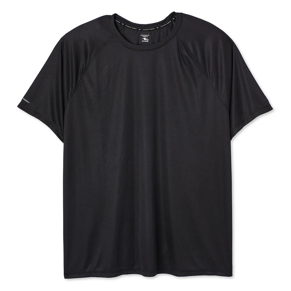 T-shirt à coupe décontractée Athletic Works Plus pour hommes