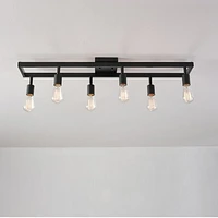 Weston 6-Light Track Lighting, Matte Black