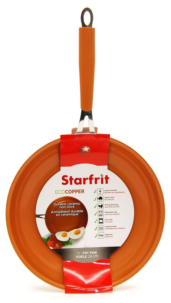 Eco Copper - Poêle antiadhésive de 28cm (11") Compatible avec l'induction