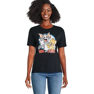 Tom and Jerry Women's Short Sleeve Tee