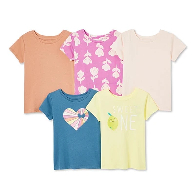 Lot de 5 t-shirts George pour petites filles
