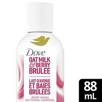 Nettoyant Corporel de voyage au lait végétal pour une peau hydratée, Dove Lait d'avoine & Brûlée de baies, 88mL 88mL