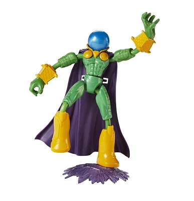 Marvel Spider-Man Bend and Flex Marvel’s Mysterio Action Figure Toy, 6-Inch Flexible Figure, Includes Accessory, For Kids Ages 4 And Up