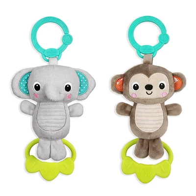 Assortiment de jouets en peluches Tug Tunes de Bright Starts