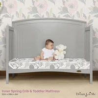 Dream On Me Endless Roses Crib and Toddler Mattress