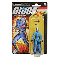 G.I. Joe Retro Collection Cobra Commander Toy 3.75-Inch-Scale Collectible Figure with Accessories for Kids Ages 4 and Up