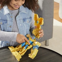 Hasbro Marvel Avengers Mech Strike 9-inch Action Figure Toy Infinity Mech Suit Thanos And Blade Weapon Accessory, For Kids Ages 4 And Up