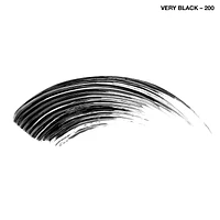 Mascara Mascara Professional 3-en-1, brosse incurvée pour volume, longueur, définition, hypoallergénique, pour tous les yeux, 100% Sans Cruauté Sans bavures ni grumeaux