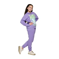Justice Girls Smiley Swirl Long Sleeve Hoodie