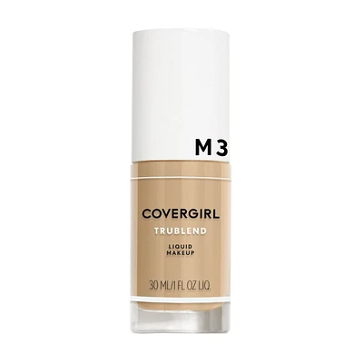 COVERGIRL Fond de teint Hydratant TruBlend, fini lumineux, tient toute la journée, formule légère et sans huile, estompe les imperfections, 100% Sans Cruauté Look impeccablement naturel