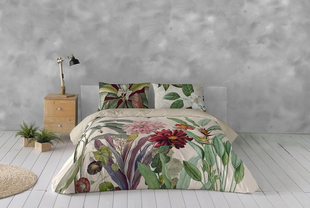 Gouchee Home Mirelle Floral Print Cotton Duvet Cover Set