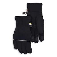 Hot Paws Boys' Softshell Gloves, Reflective, Touch, Windproof, Insolast Insulation