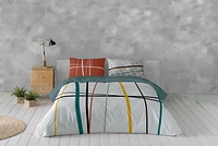 Gouchee Home Memphis Geometric Print Cotton Duvet Cover Set