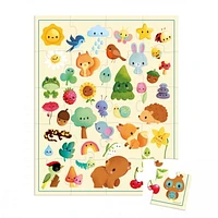 Janod • Puzzle Nature en Image • 20 Pièces • Puzzle en Carton de 40 x 50 cm • Jouet Éducatif Cadeau pour Enfants Garçons et Filles de 2 à 5 Ans • J02536