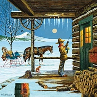 Buffalo Games - Charles Wysocki - Lil' Buckaroo's First Date - 300 Piece Jigsaw Puzzle