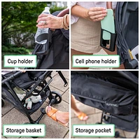 Summer By Ingenuity 3Dquickclose CS+ Compact Fold Stroller, 6 - 24 months; 0 - 50 lbs