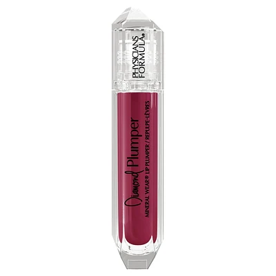 REHAUSSEUR DE LÈVRES DIAMANTÉ MINERAL WEAR GLOW - DIAMOND "BRILLIANT BERRY" Gloss repulpant pour les lèvres