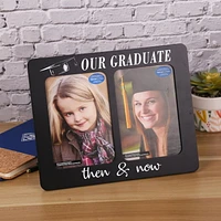 Graduation Gift Grad Then/Now Wooden Frame