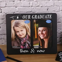 Graduation Gift Grad Then/Now Wooden Frame