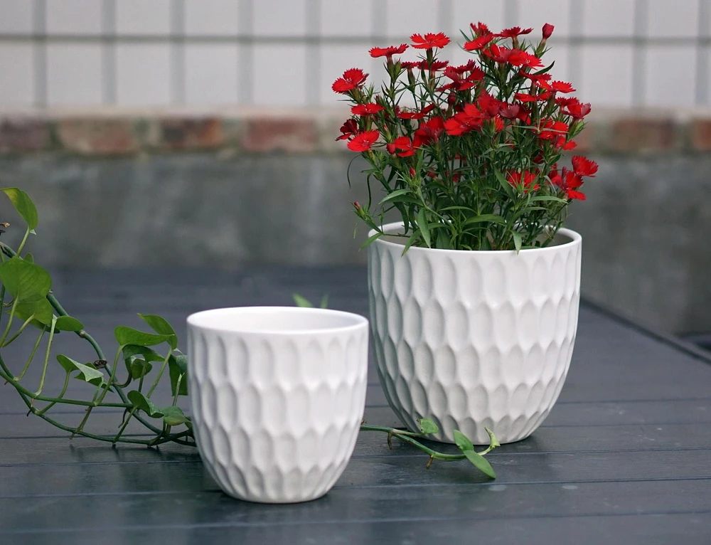 5 in. Dimple Pot, Flower pot