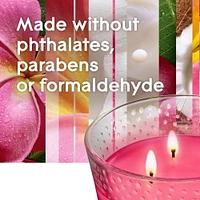 Glade® Chandelle parfumée, Fleurs tropicales exotiques Chandelle à trois mèches