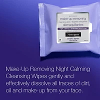 Neutrogena Makeup Removing Wipes, Night Calming, 25 count