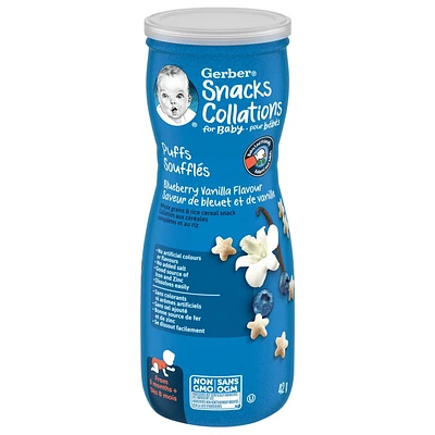 GERBER® PUFFS, Blueberry Vanilla, Baby Snacks, 42 g, 42 GR
