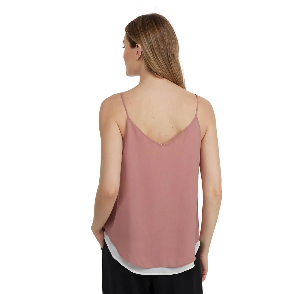 Mexx Women’s Two-Toned Reversible V-Neck Tank Top