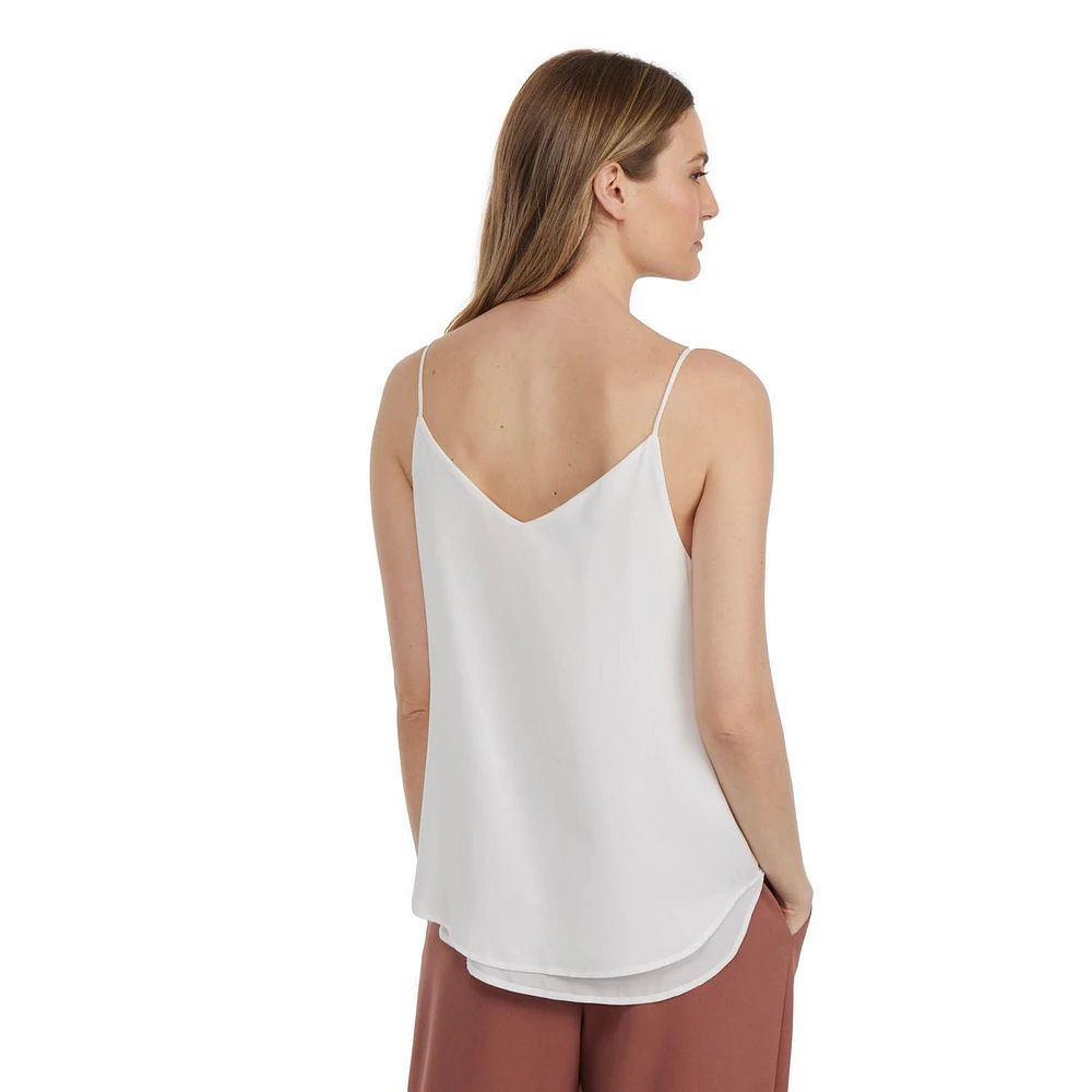 Mexx débardeur col V réversible deux tons pour femmes