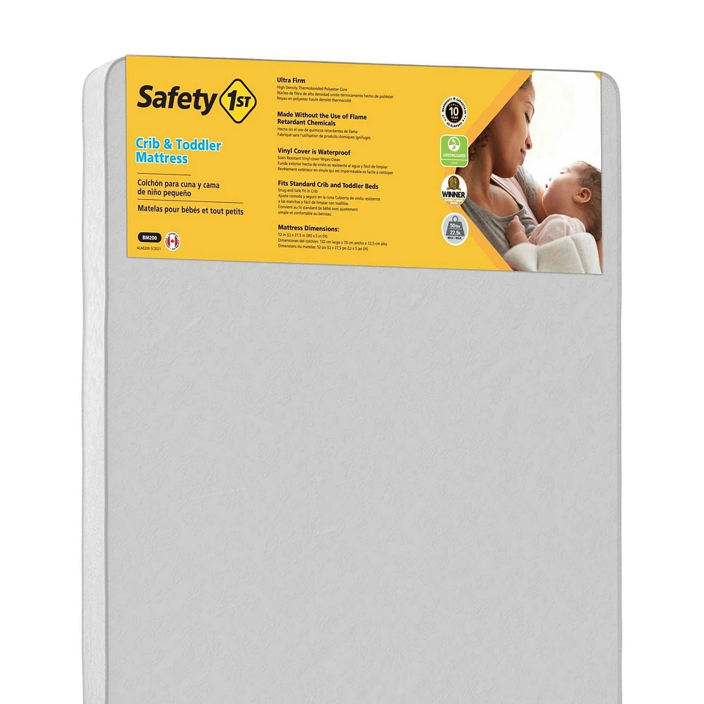 Safety 1st Sweet Dreams Standard Firm Baby Crib & Toddler Bed Mattress