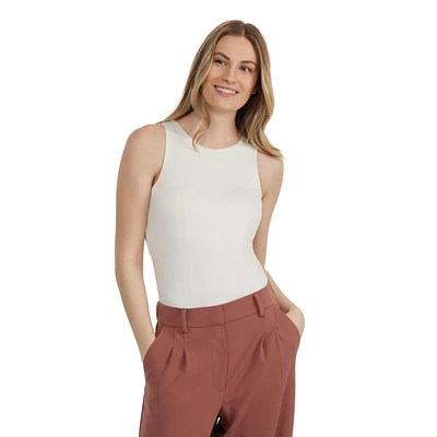 Mexx justaucorps en tricot à col rond sans manches pour femmes