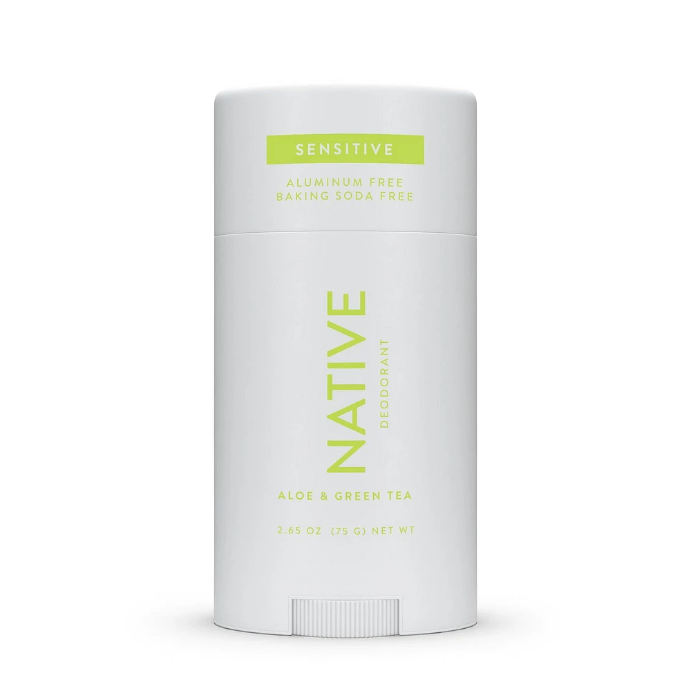 Native Sensitive Deodorant, Aloe & Green Tea, Aluminum Free