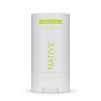 Native Sensitive Deodorant, Aloe & Green Tea, Aluminum Free