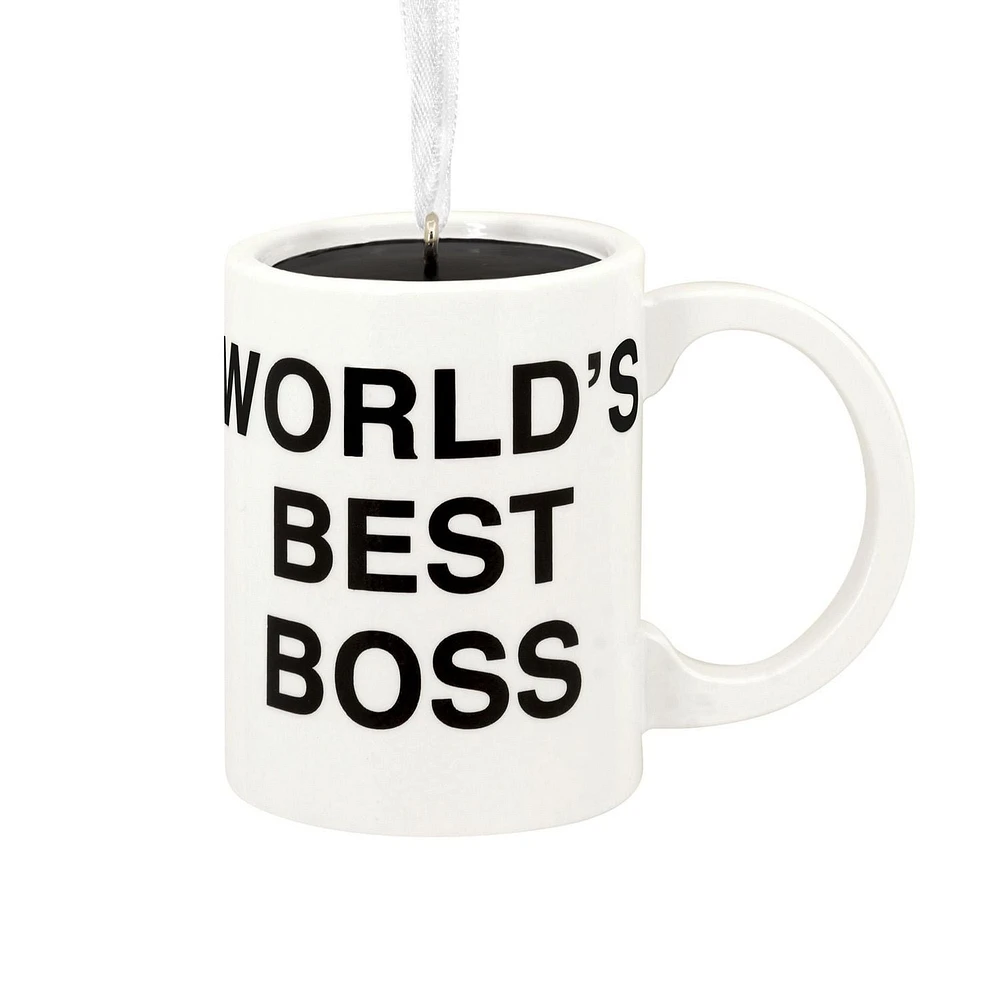 Hallmark Christmas Ornament (The Office World's Best Boss Coffee Mug)