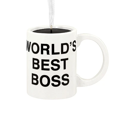 Hallmark Christmas Ornament (The Office World's Best Boss Coffee Mug)