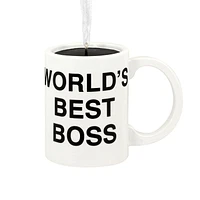 Hallmark Christmas Ornament (The Office World's Best Boss Coffee Mug)