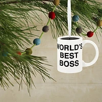 Hallmark Christmas Ornament (The Office World's Best Boss Coffee Mug)