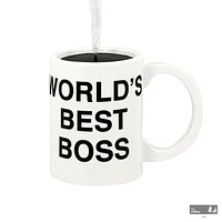 Hallmark Christmas Ornament (The Office World's Best Boss Coffee Mug)