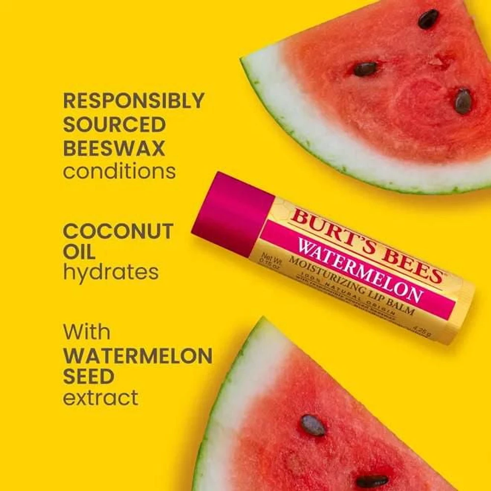 Burt's Bees 100% Natural Origin Moisturizing Lip Balm, Superfruit Mix 3pk, Burt's Bees Lip Balm, Super Fruit 3 Pack, helps lips feel their best with the natural powers of beeswax and fruit extracts.