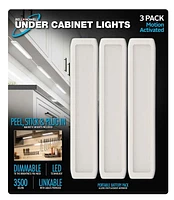 Bell + Howell Under Cabinet Lights Motion Activated 3 Pack, 400 Lumens Each, Under Cabinet Lights