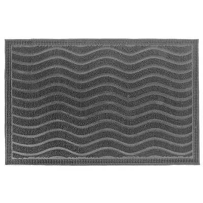 Waves Rubber Pin Door Mat