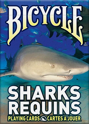 Bicycle cartes a jouer requins