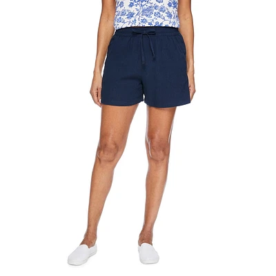 Short en mélange de lin Iyla pour femmes Tailles TP–TTG