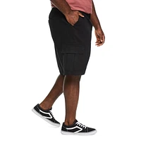 Short cargo en twill George Plus pour hommes Tailles 3XL-5XL
