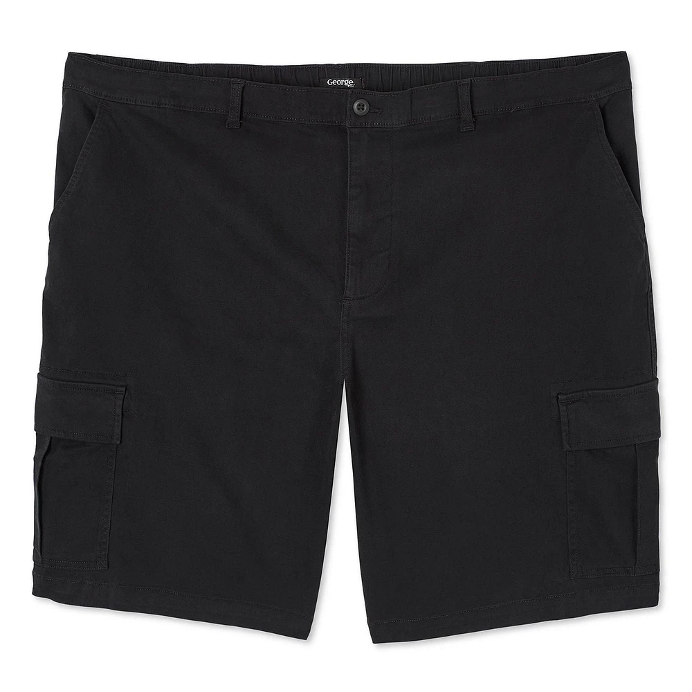 Short cargo en twill George Plus pour hommes Tailles 3XL-5XL