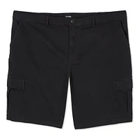 Short cargo en twill George Plus pour hommes Tailles 3XL-5XL